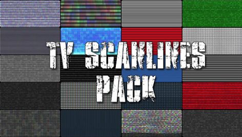Preview Tv Scanlines With Distortion Overlays