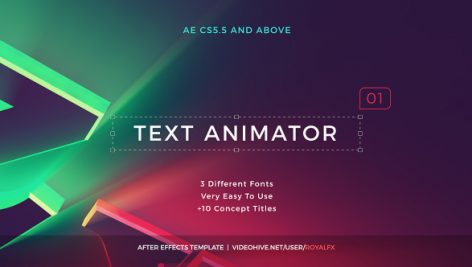 Preview Text Animator 01 Creative Modern Titles 16491525