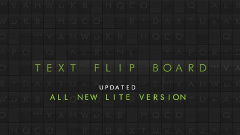 Preview Text Flip Board 7877354
