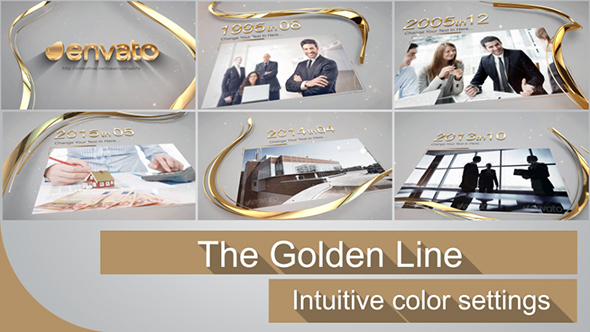Videohive The Golden Line 14613365