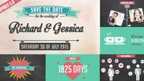 Preview The Story Of Us Wedding Invitation V5 7203302
