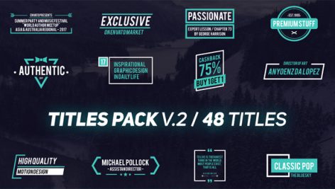 Preview Titles Pack V.2 21032468