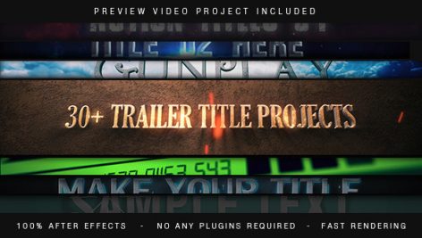 Preview Trailer Titles Pack 14072756