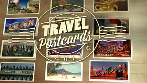 Preview Travel Postcards Template