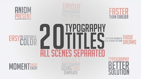 Preview Unique Typography