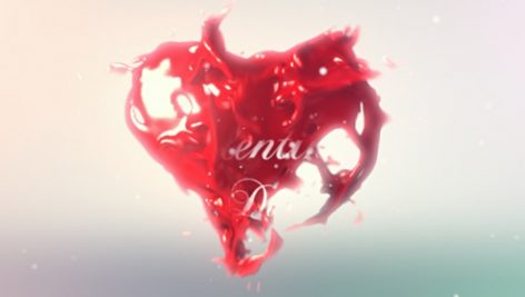 Preview Valentines Heart Logo Reveal