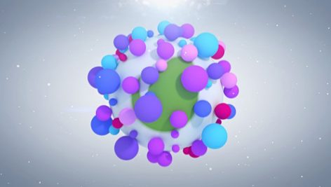 Preview Vibrant Particles Logo Reveal