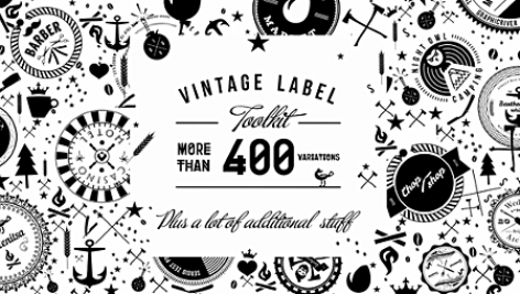 Preview Vintage Label Toolkit 7262450