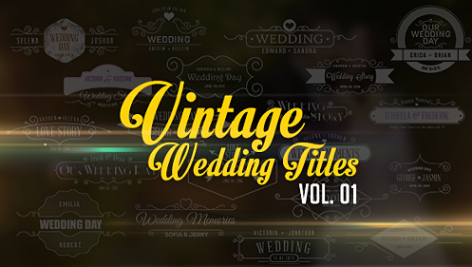Preview Vintage Wedding Titles Vol 01 10979823