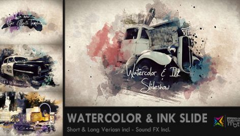 Preview Watercolor Ink Slideshow