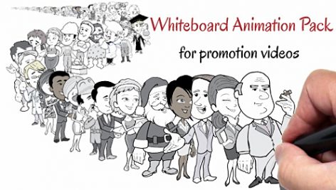Preview Whiteboard Animation Pack For Promotion Videos 8274524