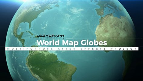 Preview World Map Globes 20709289