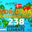Preview World Map Paintings Pack