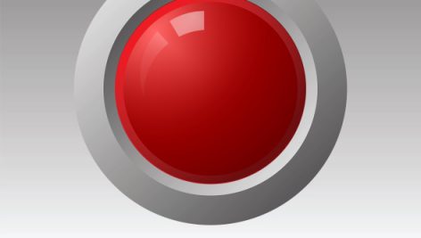 Red Blank Button For Icon Design