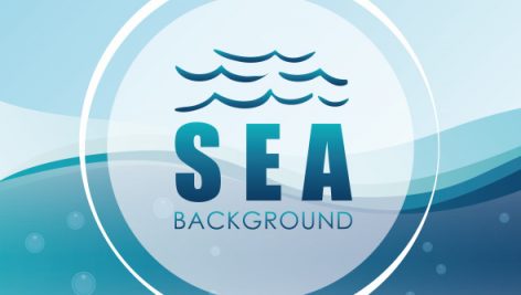 Sea Concept With Icon Design 1