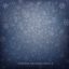 Snowflakes Of Winter Christmas In Dark Blue Background