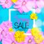 Spring Sale Background With Flowers 2