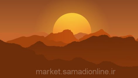 Sunset At Mountain