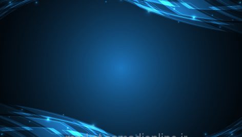 Technology Abstract Wave Copy Space Background