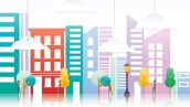 Vector Illustration Colorful Building And Life City