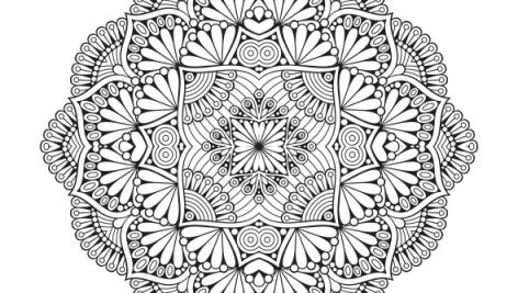 Vector Mandala Background 10
