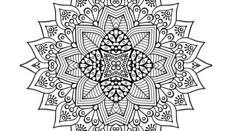 Vector Mandala Background 13
