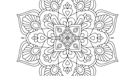 Vector Mandala Background 4