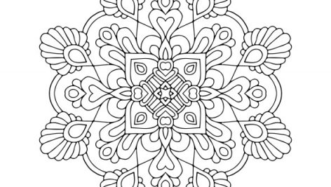 Vector Mandala Background 5