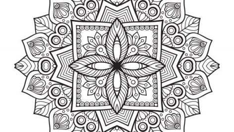 Vector Mandala Background 7