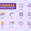 Preview 40 Animated Business Icon Set 22531764