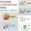 Preview Flat Icons Multipurpose Scenes 17302999