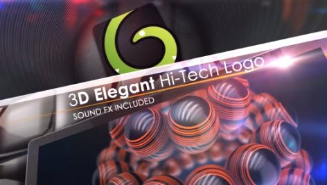 Preview 3D Elegant Hi Tech Logo 7083596