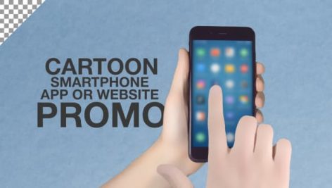 Preview Cartoon Smartphone App Promo Toolkit 20299001