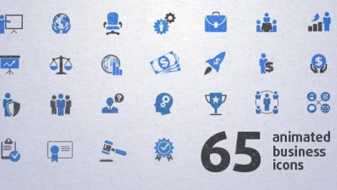 Preview 65 Animated Business Icons 5328927