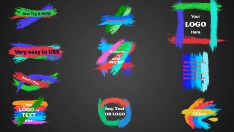 Preview Brush Lower Third Titles Pack 4K 116661
