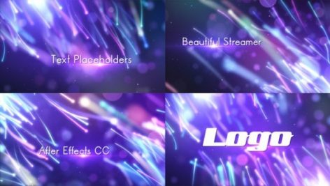 Preview Colorful Elegant Particles Streamer Titles 93588