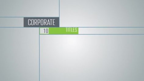 Preview Corporate 10 Lines Titles 10 Transitions 92718
