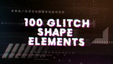 Preview Glitch Elements Pack 116166