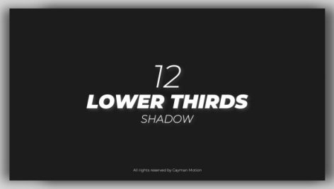 Preview Lower Thirds Shadow 93486