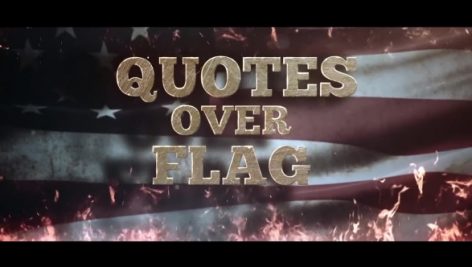Preview Quotes Over Flag 125001