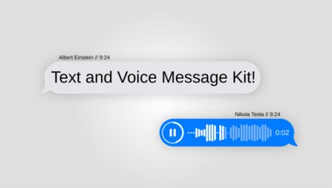 Preview Text Message Kit With Voice 92343