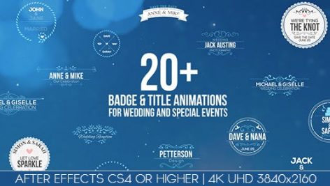 Preview Badges Title Animations For Wedding And Special Events 14686685