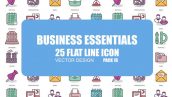 Preview Business Essentials Flat Animation Icons 23381202