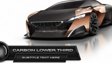 Preview Carbon Lower Third 4015501