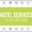 Preview Hotel Services 50 Thin Line Icons 23172131
