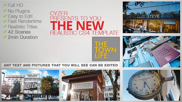 Videohive Town Life Intro – TV Series Titles 5687562