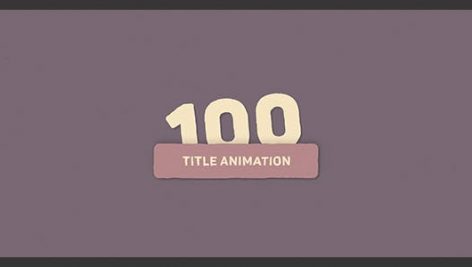 Preview 100 Title Animation 15693057
