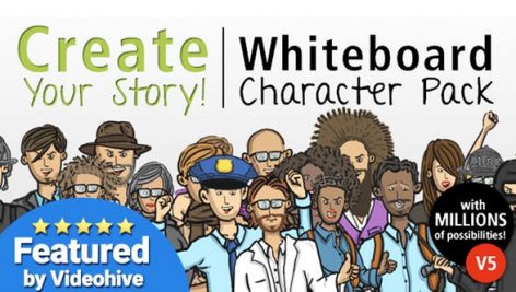 Preview Create Your Story Whiteboard Character Pack 5833338