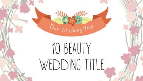 Preview 10 Beauty Wedding Titles 12628880