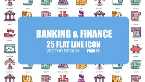 Preview Banking And Finance Flat Animation Icons 23381174